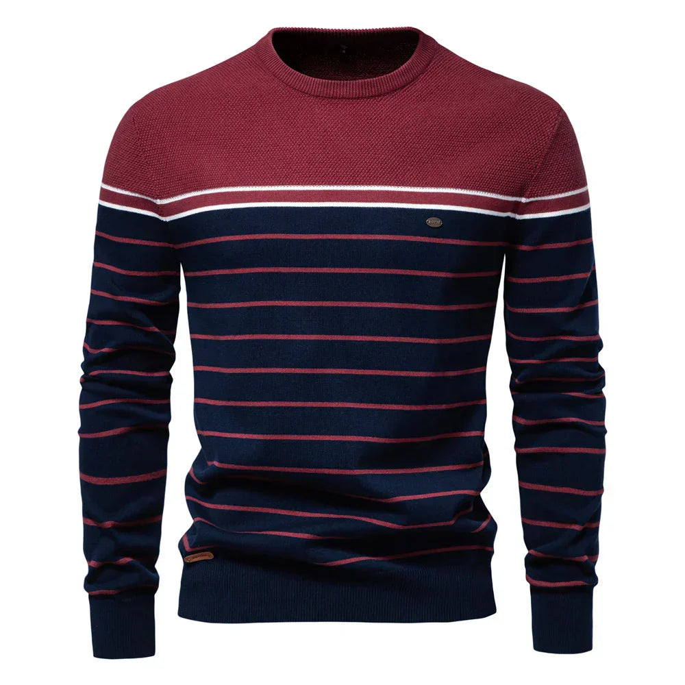 Koelman | Men's Sweater with Striped Pattern