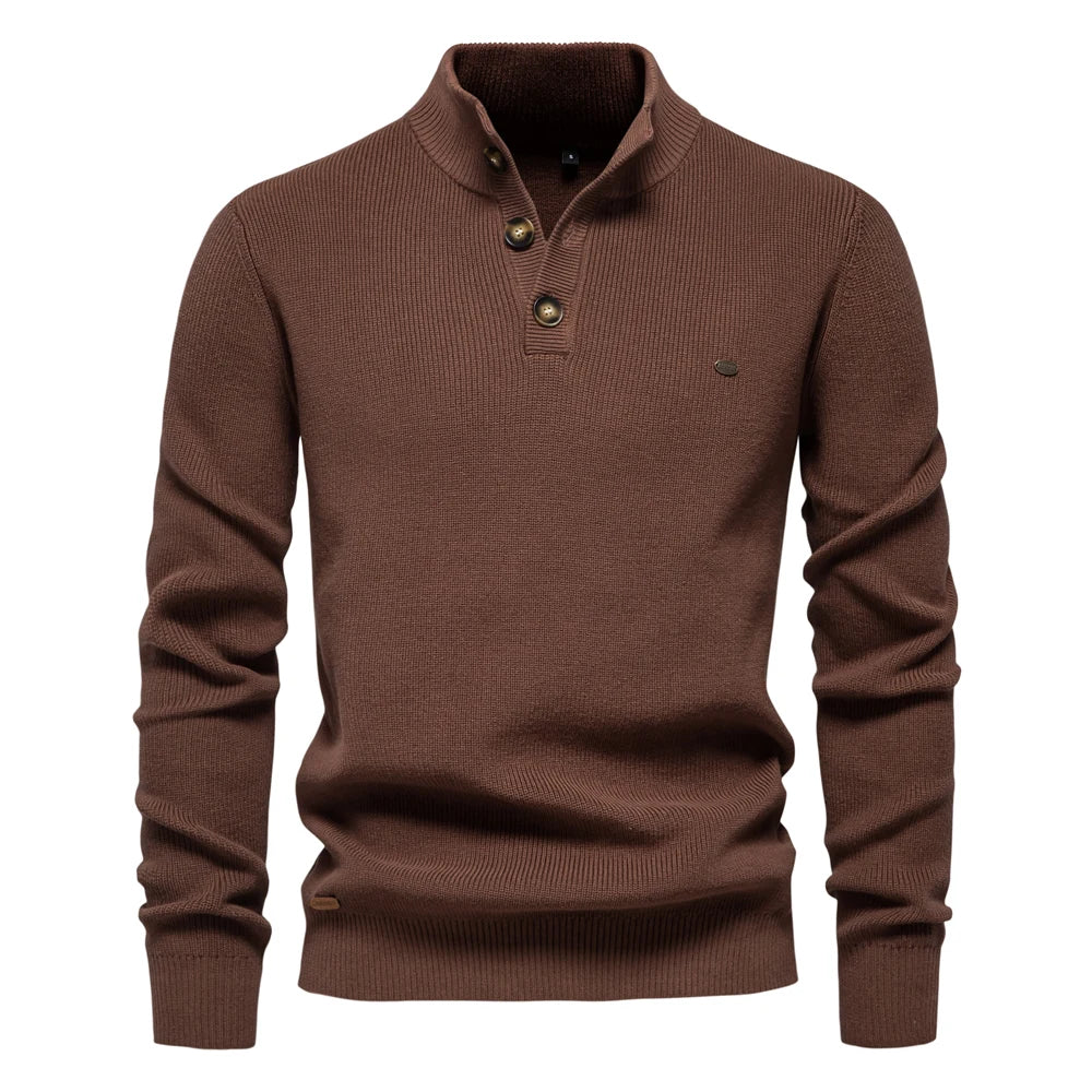 Koelman | Men's Sweater with Button Design