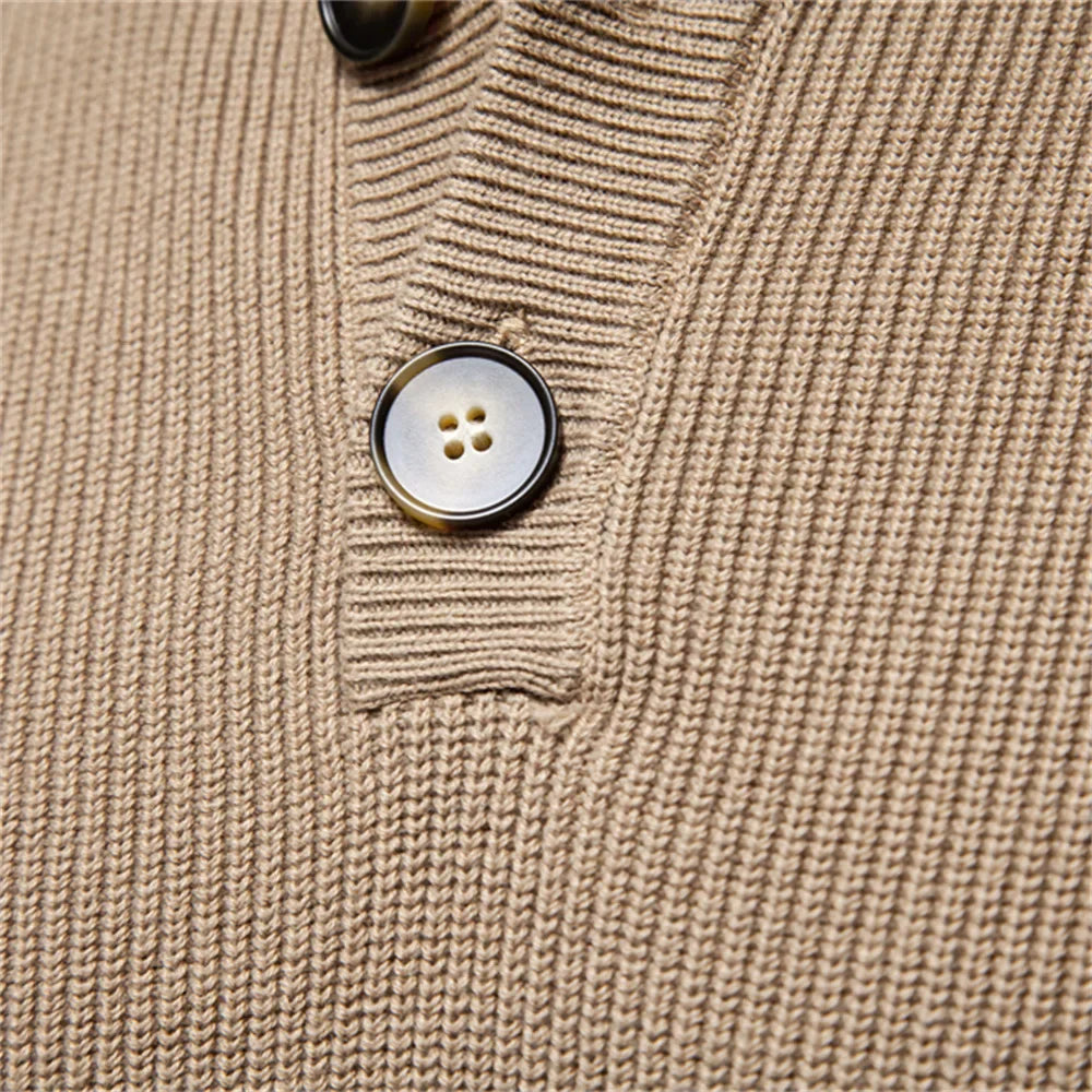 Koelman | Men's Sweater with Button Design
