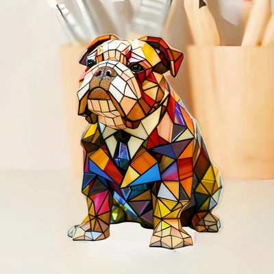 Lampe teckel série chien Art veilleuse résine teintée Table veilleuse mignon animaux de compagnie chiens thème lampes de Table LED décor à la maison