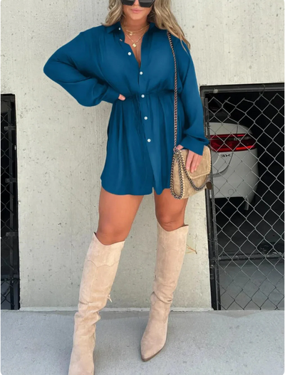 Jessica™ | Trendy Satin Romper Dress