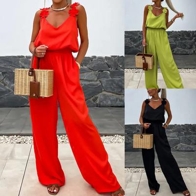 Nimi™ | Sleeveless Wide-Leg Jumpsuit