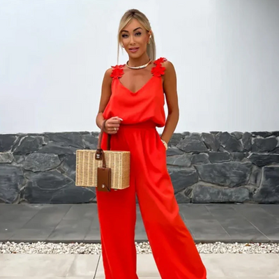 Nimi™ | Sleeveless Wide-Leg Jumpsuit