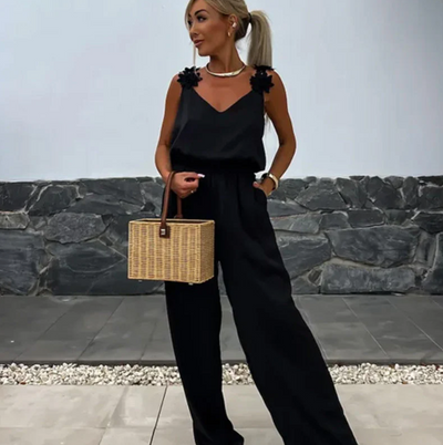 Nimi™ | Sleeveless Wide-Leg Jumpsuit