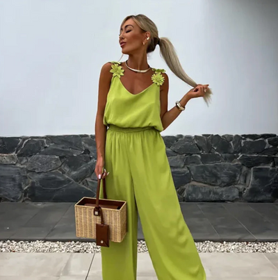 Nimi™ | Sleeveless Wide-Leg Jumpsuit