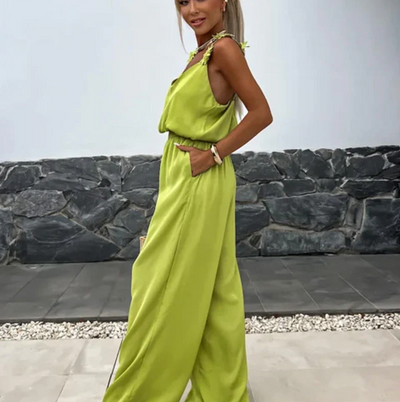 Nimi™ | Sleeveless Wide-Leg Jumpsuit