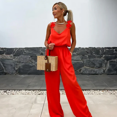Nimi™ | Sleeveless Wide-Leg Jumpsuit