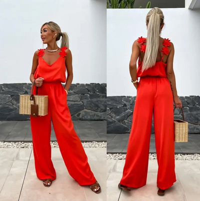 Nimi™ | Sleeveless Wide-Leg Jumpsuit