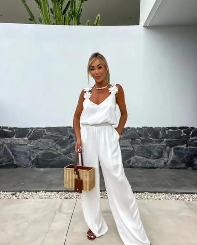Nimi™ | Sleeveless Wide-Leg Jumpsuit