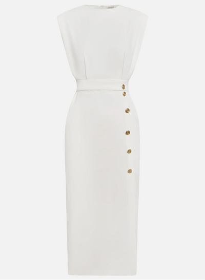 Carla™ | Elegant Ivory Dress for Women