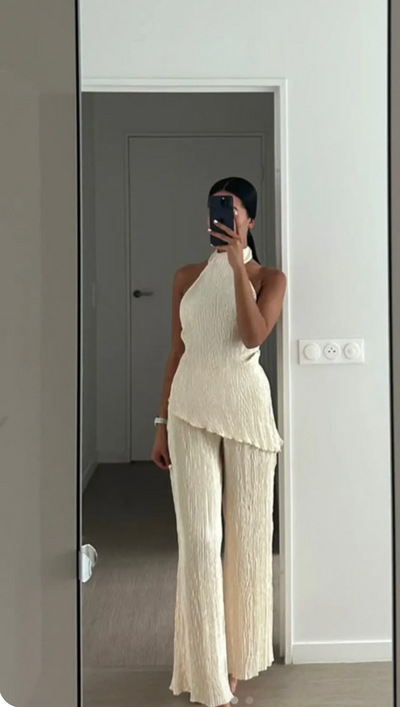 Naomi™ | Elegant Pleated Outfit