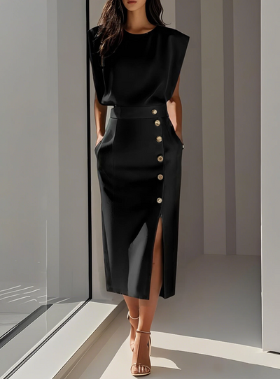 Carla™ | Elegant Ivory Dress for Women