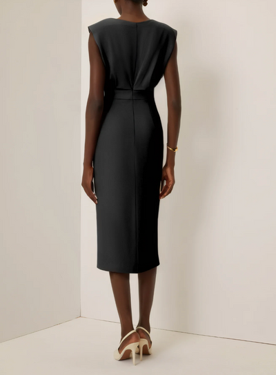Carla™ | Elegant Ivory Dress for Women