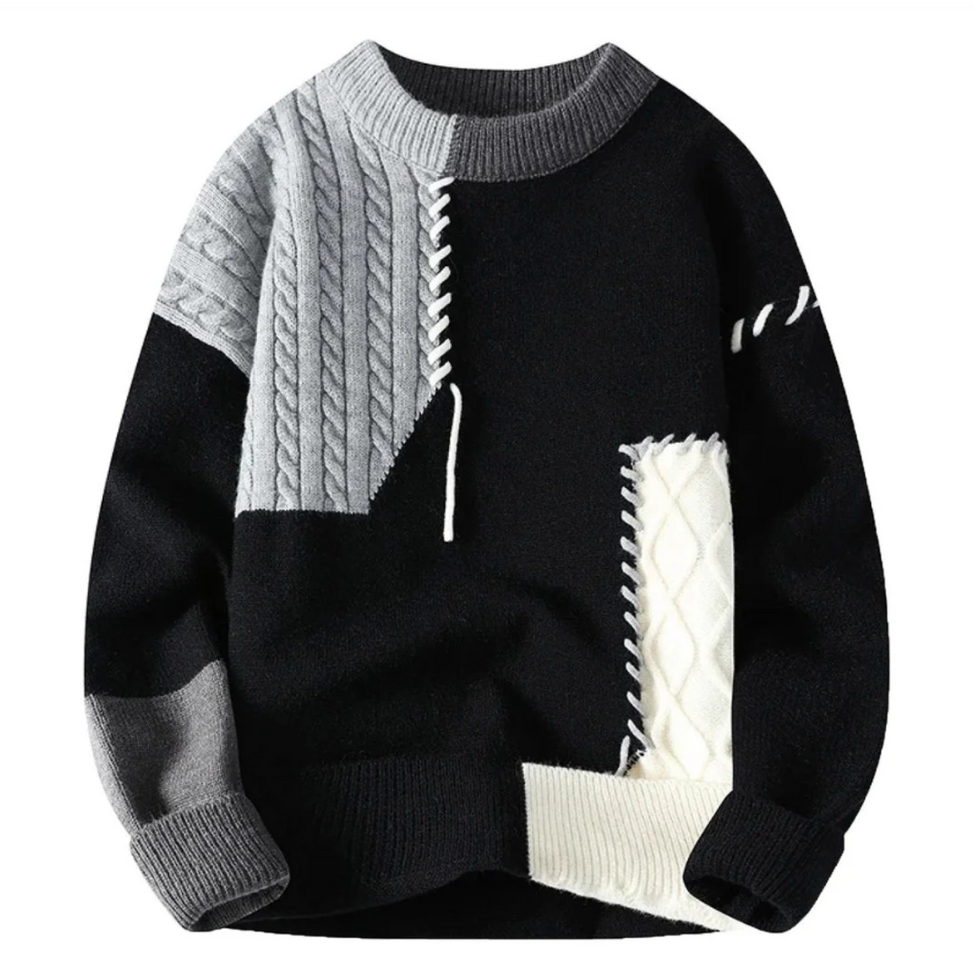 Brunetta | Comfortable Patchwork Pullover