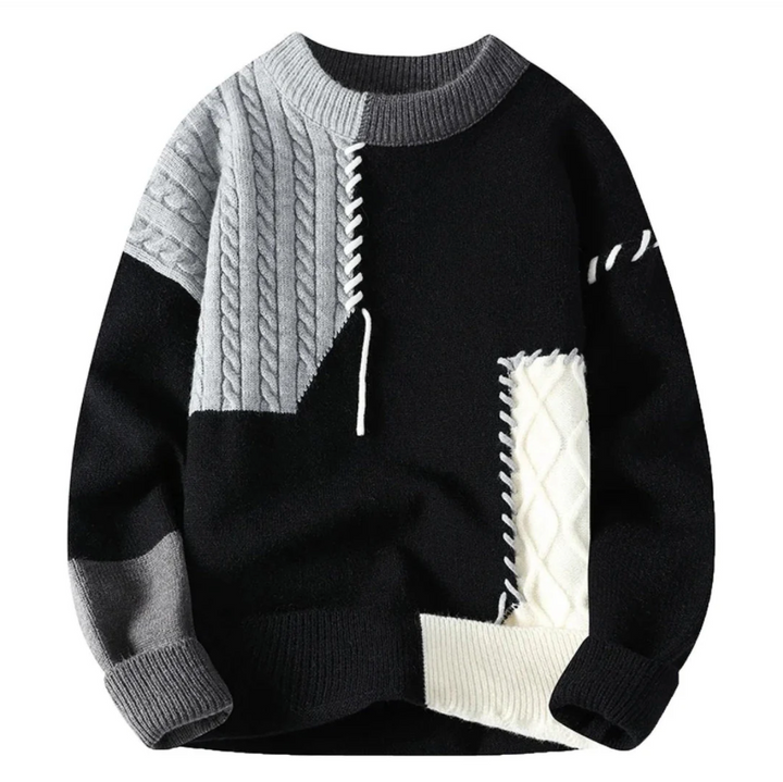 Brunetta | Comfortable Patchwork Pullover