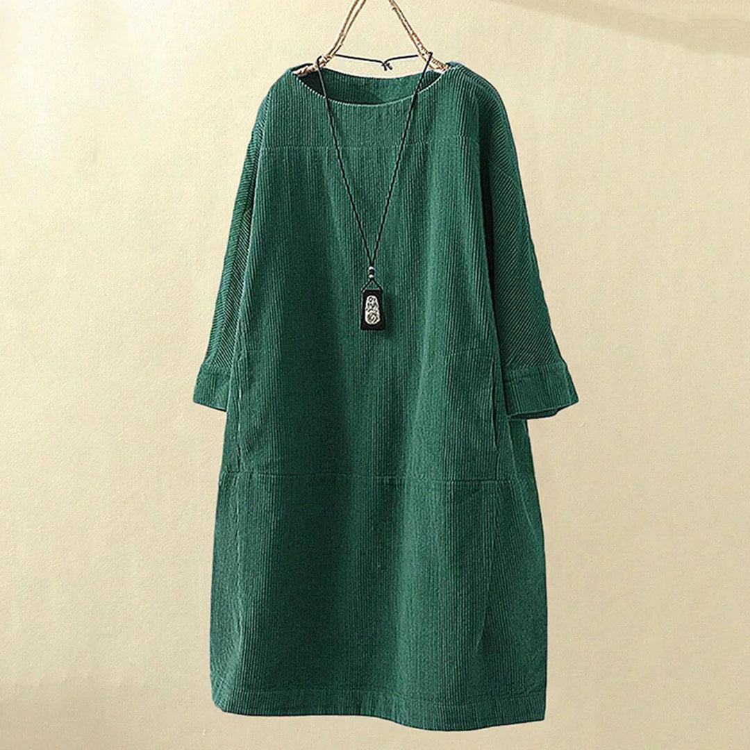 Veronica | Comfortable & Cozy Corduroy Dress