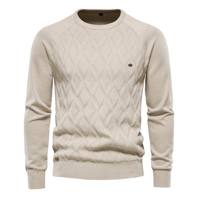 Koelman | Men's Sweater with Check Pattern