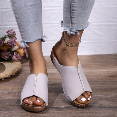 Zara™ | Supportive Open-Toe Sandals with Arch Support