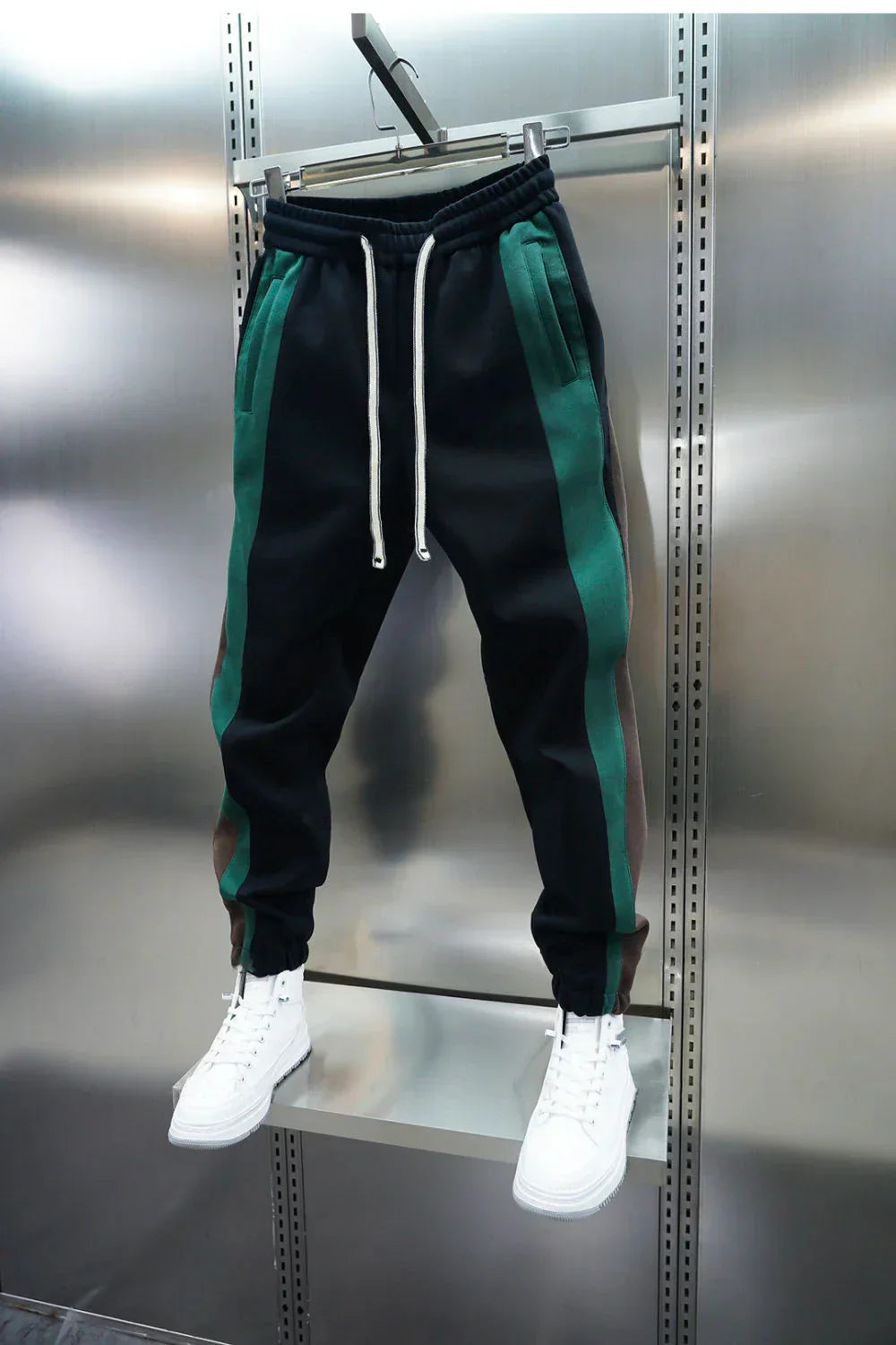 Laurent™ | Tension Pants with Contrasting Stripes