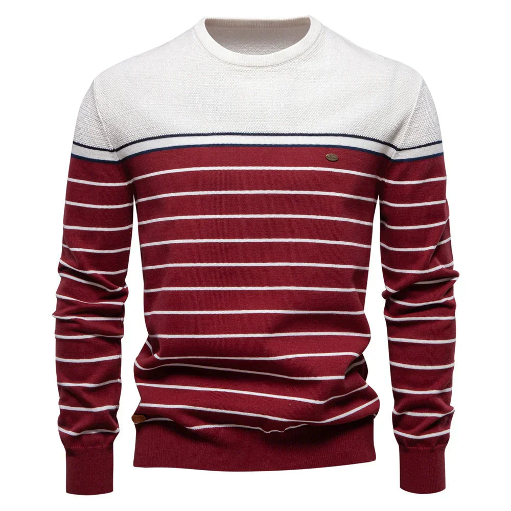 Koelman | Men's Sweater with Striped Pattern