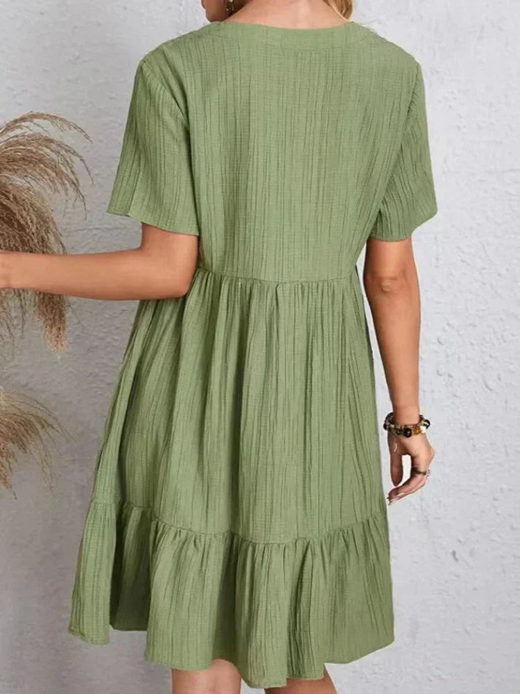 Enora™ | Elegant Tummy-Flattering Dress