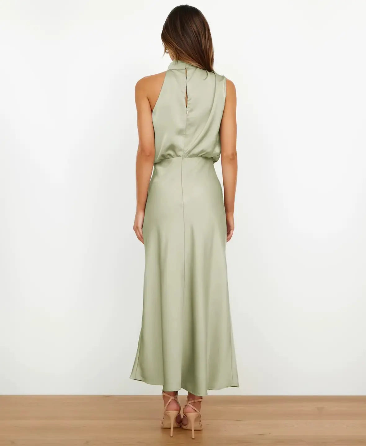 Solène™ | High Waist Midi Dress