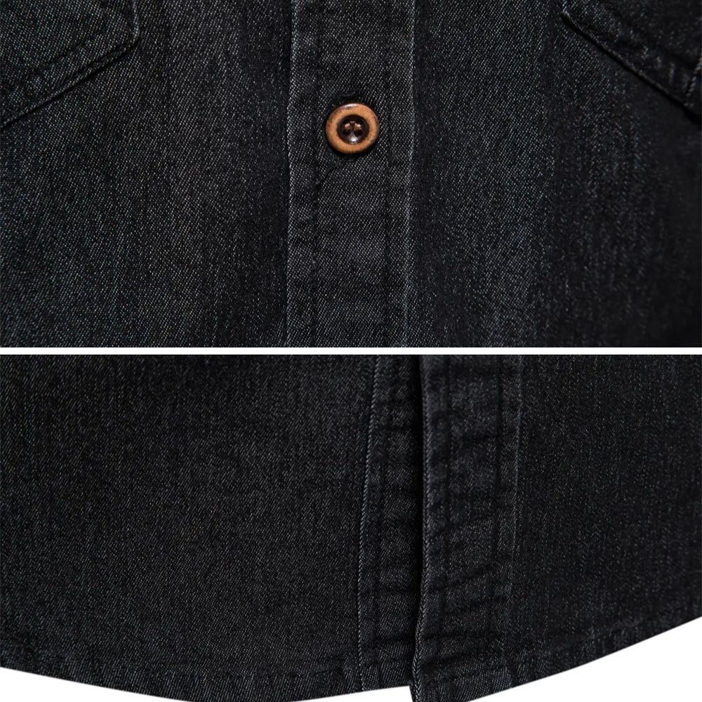 Jim™ | Casual Cotton & Denim Shirt