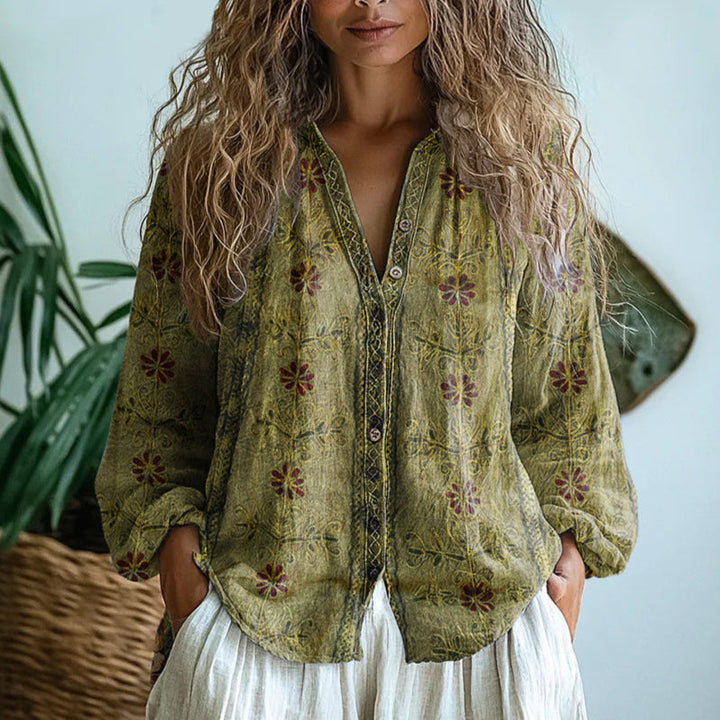 Amara™ | Stylish Printed Blouse