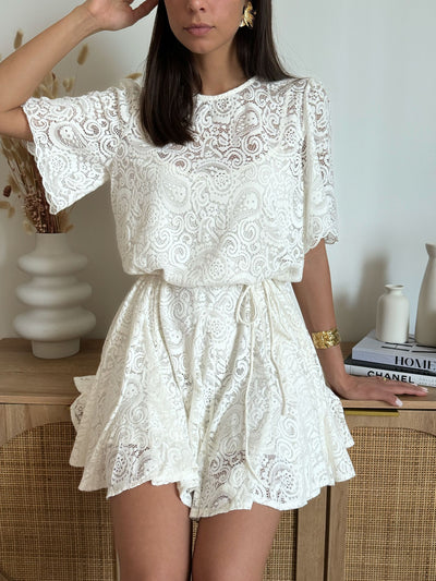 Dalia™ | White Stylish Breathable Summer Dress
