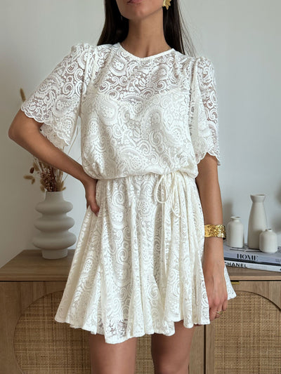 Dalia™ | White Stylish Breathable Summer Dress