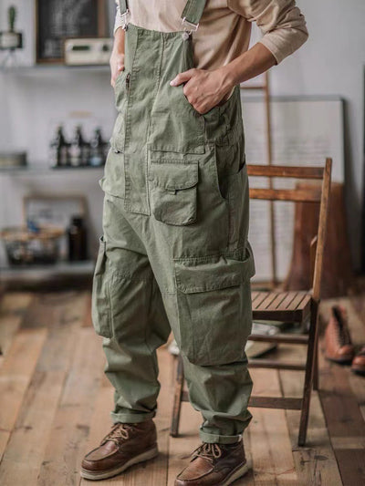 Craftsman Dungarees with Patch Pockets for Men