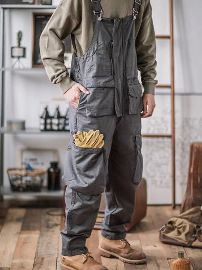 Craftsman Dungarees with Patch Pockets for Men