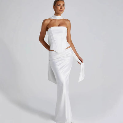 Kensington™ | Elegant Two-Piece Maxi Dress