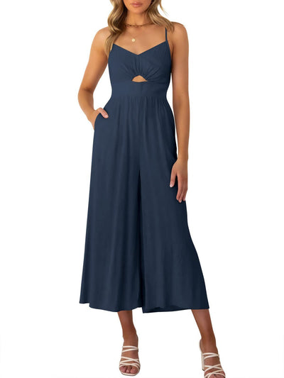 Kylie™ | Backless Casual Pocket Jumpsuit