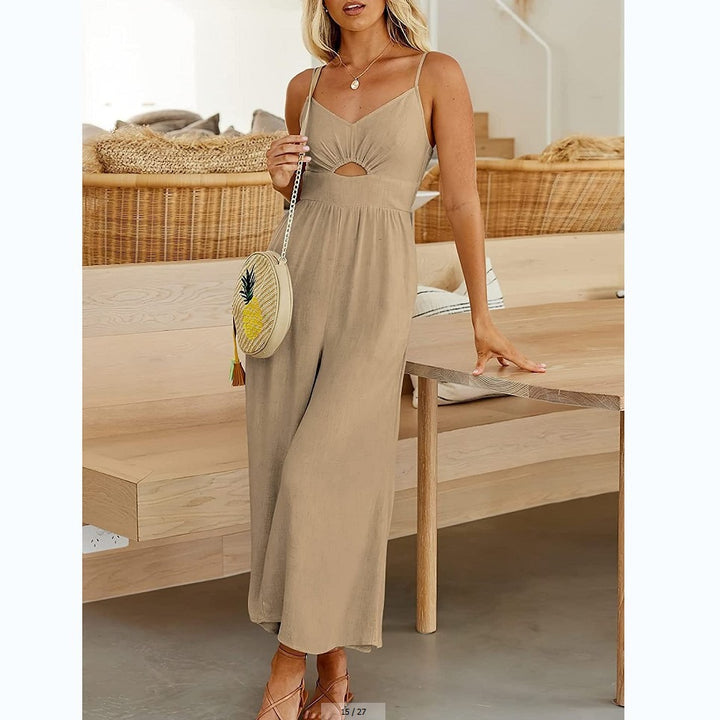 Kylie™ | Backless Casual Pocket Jumpsuit