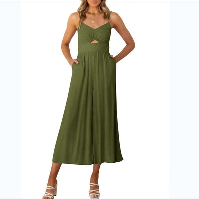 Kylie™ | Backless Casual Pocket Jumpsuit