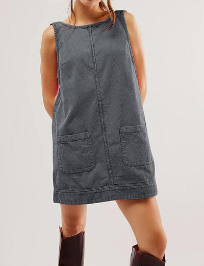 Vibeke™ | Loose Denim Dress