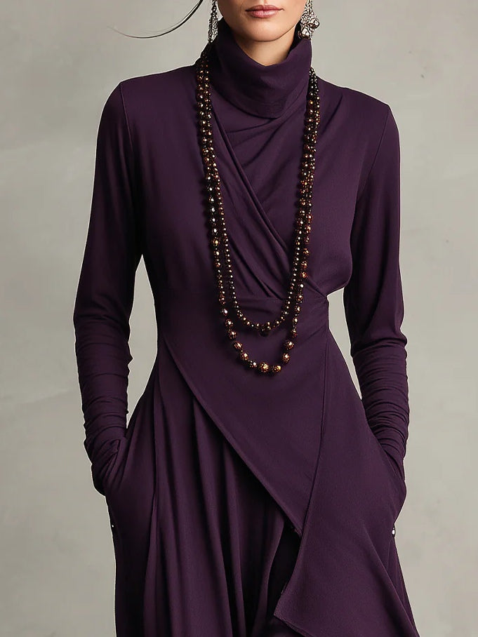Mia™ | Elegant Asymmetrical Maxi Dress