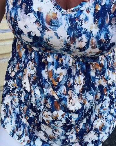 Lina™ | Floral Patterned Sleeveless Tank Top