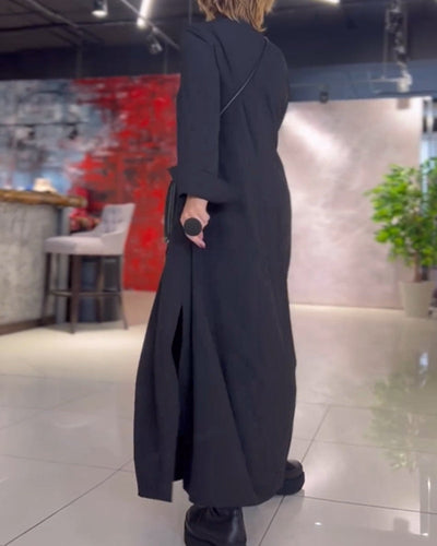 Lulu™ | Loose Long Dress with Side Slit