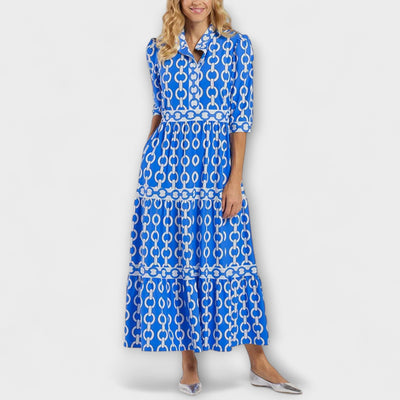 Sophia™ | Midi Dress with Chain Pattern