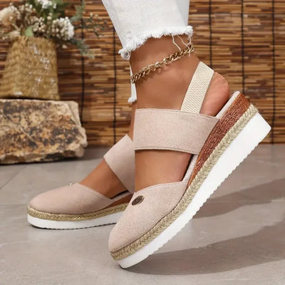 Antonia | Orthopaedic sandals with a platform, breathable and relaxed