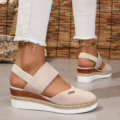 Antonia | Orthopaedic sandals with a platform, breathable and relaxed