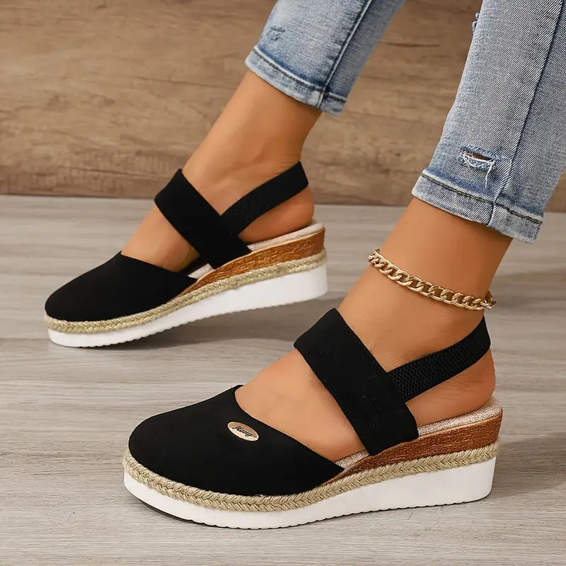 Antonia | Orthopaedic sandals with a platform, breathable and relaxed