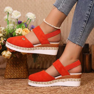 Antonia | Orthopaedic sandals with a platform, breathable and relaxed