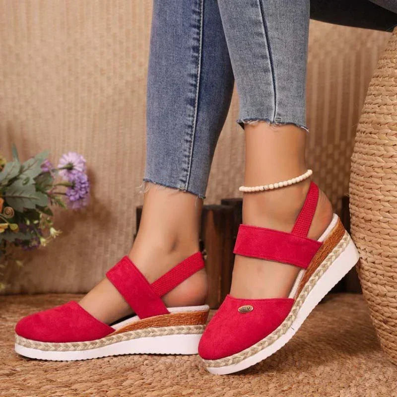 Antonia | Orthopaedic sandals with a platform, breathable and relaxed