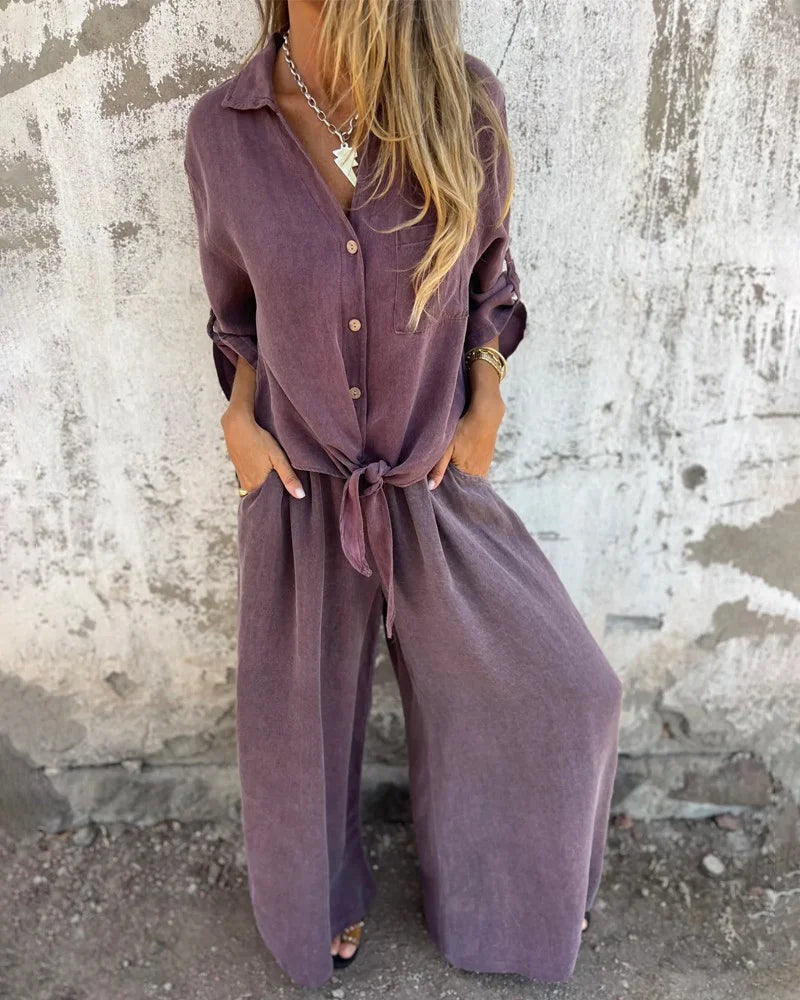 Atlas™ | Stylish Linen Two-Piece Set