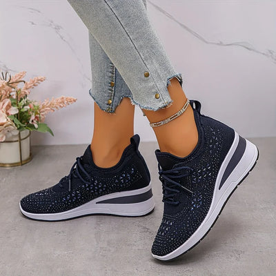 Giselle™ | Orthopaedic Sneakers with Sparkling Rhinestones