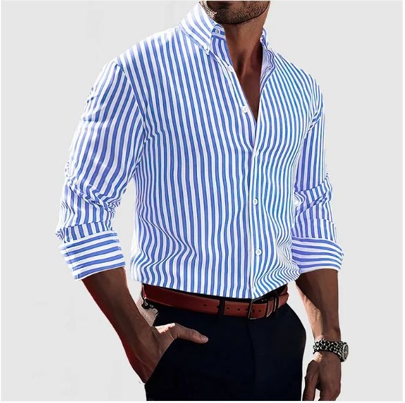 Tony™ | Bold Striped Shirt