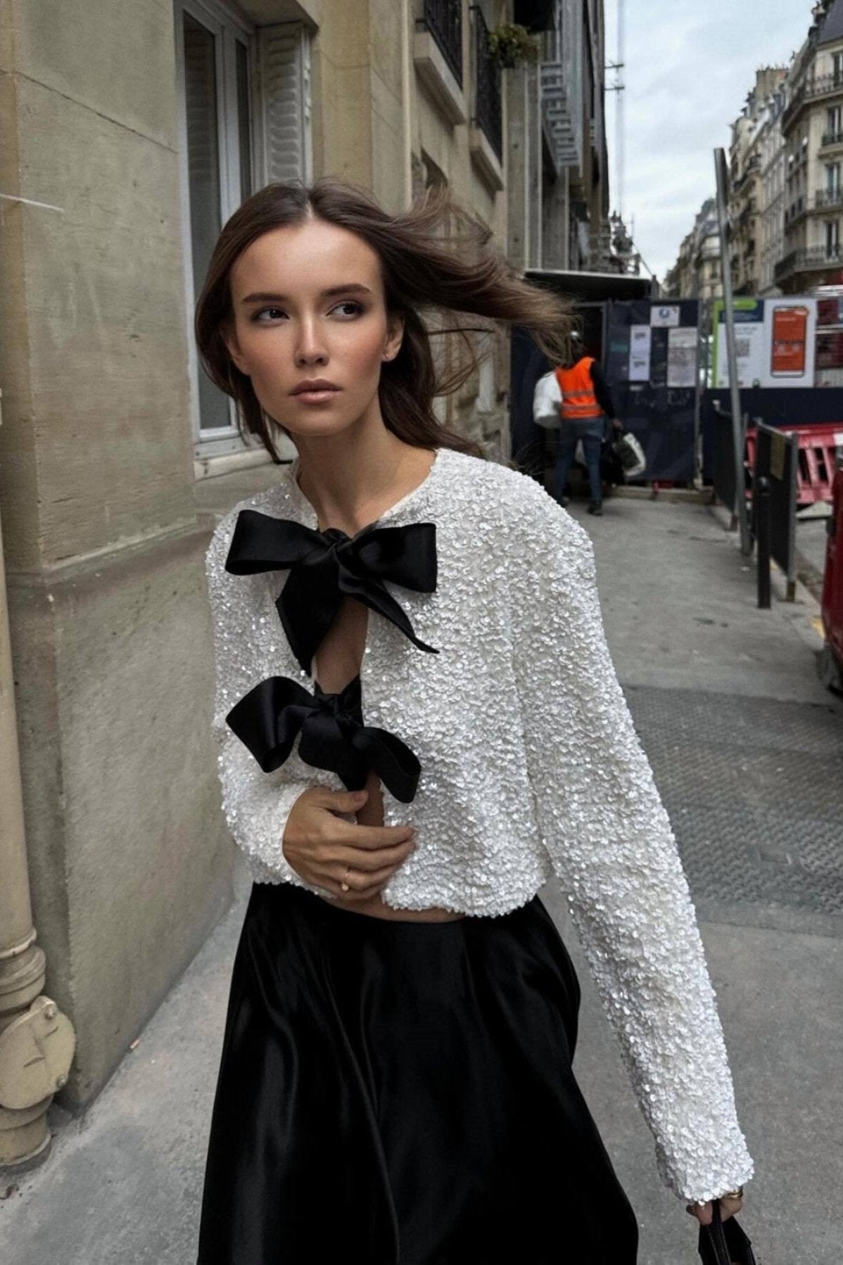 Noria™ | Modern Chic Blouse with Bow Accents